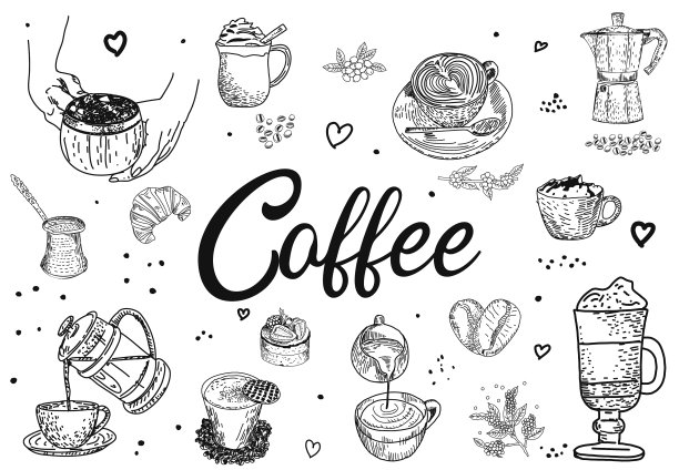 餐厅咖啡厅菜单模板设计图片下载