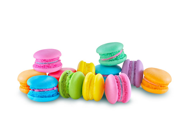 蛋白杏仁饼干。图片下载