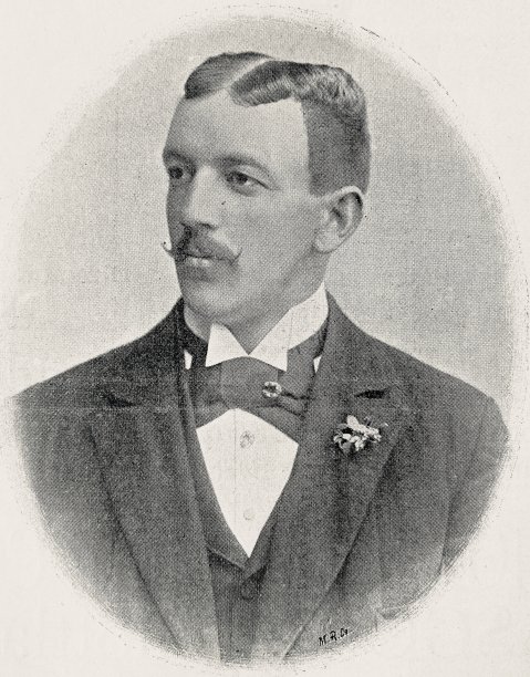 奥地利自行车手海因里希·罗斯的肖像，没有自行车图片下载