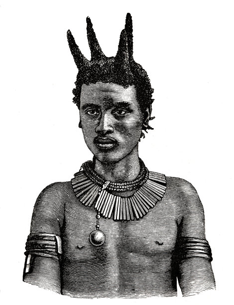 一个人的肖像，祖鲁卡弗，南非图片下载