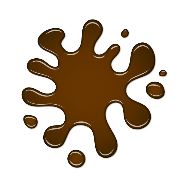 Blob飞溅。黏液孤立在白色背景。图片下载