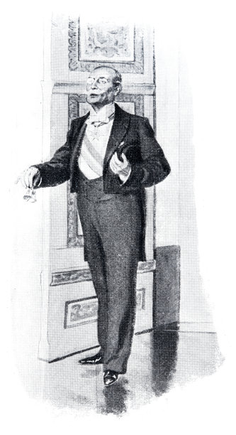 身着节日服装的老人敲响了钟图片下载