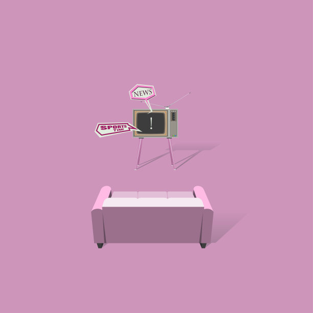 老式电视和突发新闻突然出现在电视上。图片下载