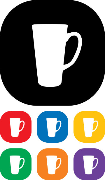 咖啡杯图标设置5图片下载