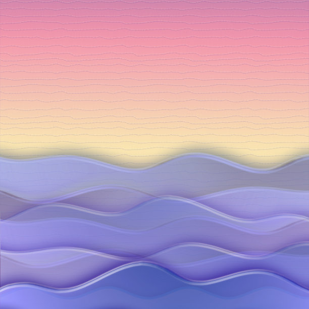 背景与色彩柔和和脆弱的波浪。模板为您美丽的背景。图片下载