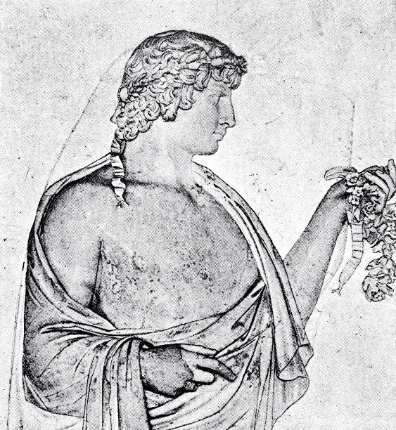 罗马皇帝安东尼·庇护的大理石浮雕图片下载