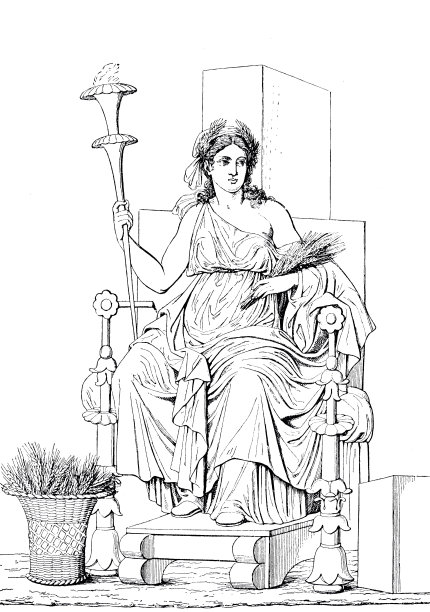 刻瑞斯，罗马农业、生育和婚姻女神图片下载