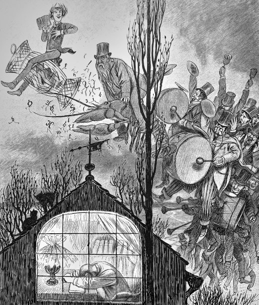 作家梦见他写的小说中的人物——1896图片下载