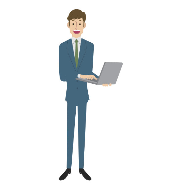 商人和笔记本图片下载