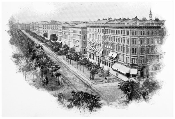 维也纳的古董旅行照片:环街图片下载