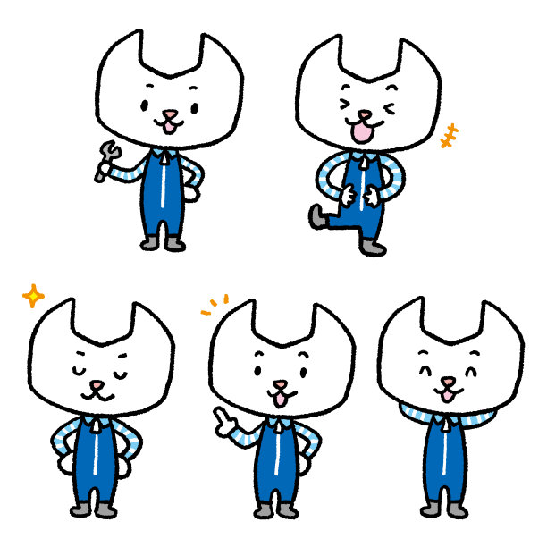 扳手和兔子吉祥物图片下载