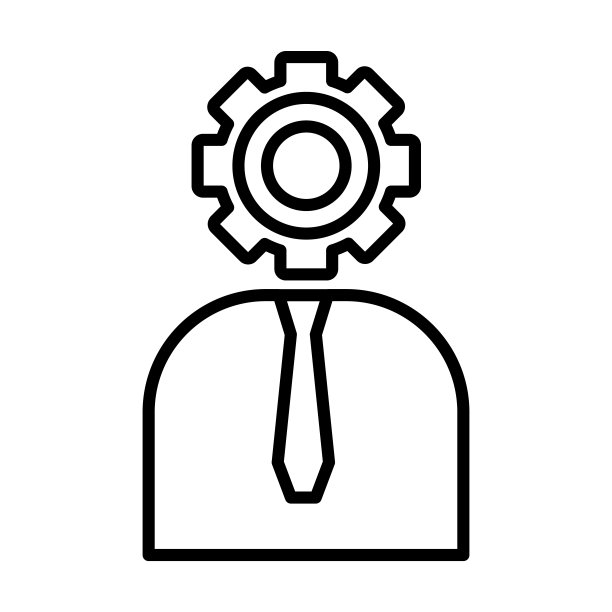 管理图标。瘦线性管理大纲图标孤立的白色背景。直线矢量管理符号，网页和移动符号。图片下载