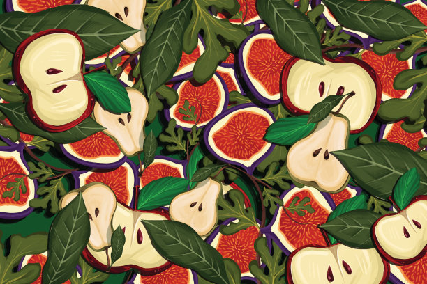 无花果，苹果和梨图片下载