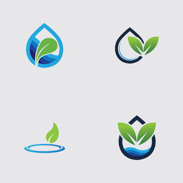 水培标志设计模板图片下载