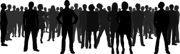 人群(所有人都是完整的和可移动的)图片下载