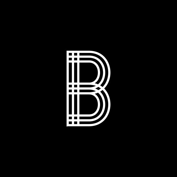 可定制的B字母Logo图片下载
