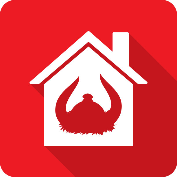 房子维京头盔图标剪影图片下载