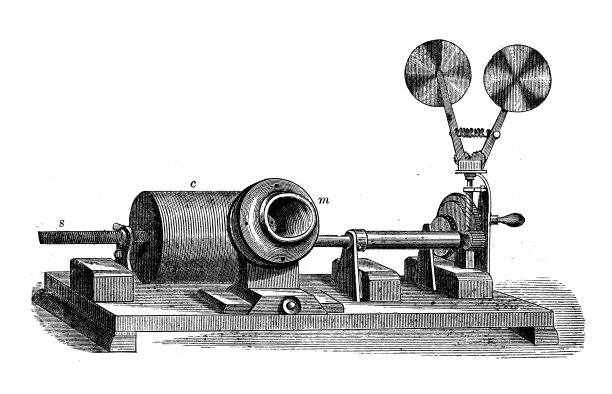 古董插图:留声机图片下载