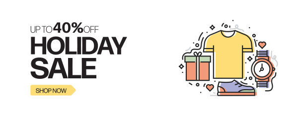 销售横幅模板设计。假日促销特别优惠矢量插图。图片下载