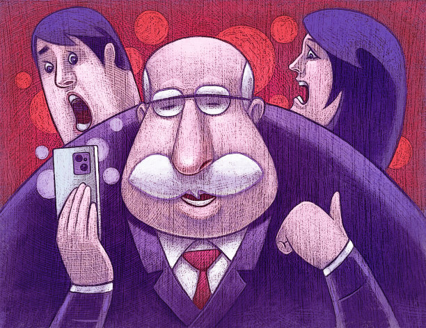 老板看智能手机图片下载