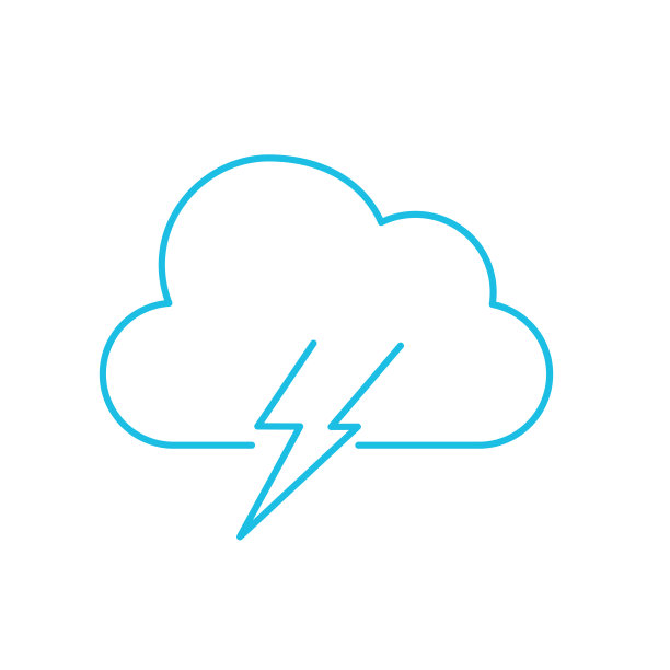 天气细线图标在一个透明的背景与可编辑的线图片下载