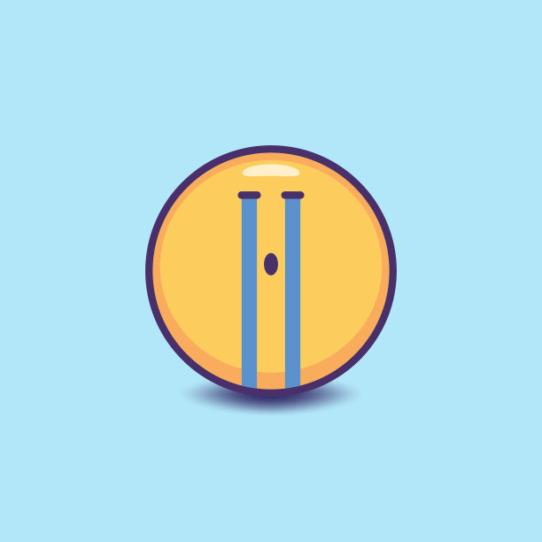 蓝色背景的表情图片下载