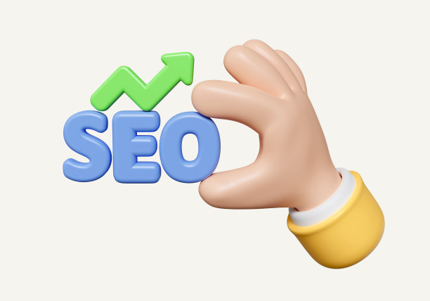 3d搜索引擎优化和网络营销SEO标志。图标孤立在白色背景。3d渲染图。剪切路径。图片下载