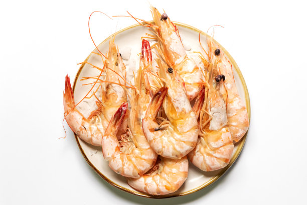 香烤香蕉虾配辣酱（对虾）图片下载