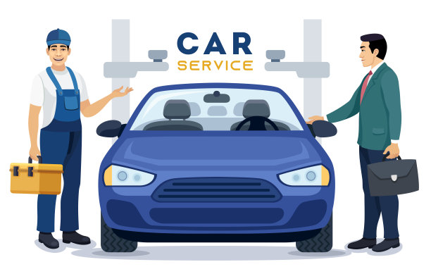 汽车修理工。汽车维修服务概念。图片下载