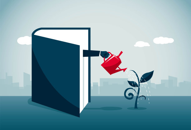 用知识浇灌幼苗图片下载