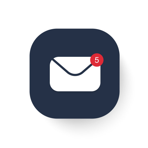 新通知。电子邮件通知图标图片下载