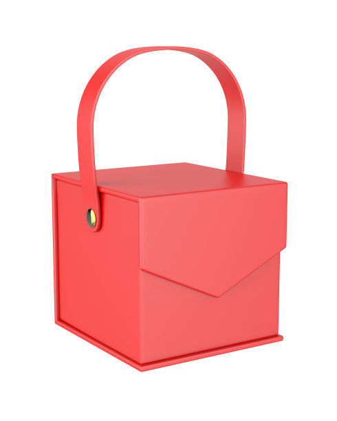 空白折叠盒，3d渲染插图图片下载