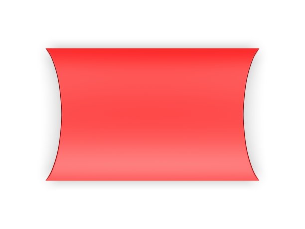 空白纸枕头包装模板。图片下载