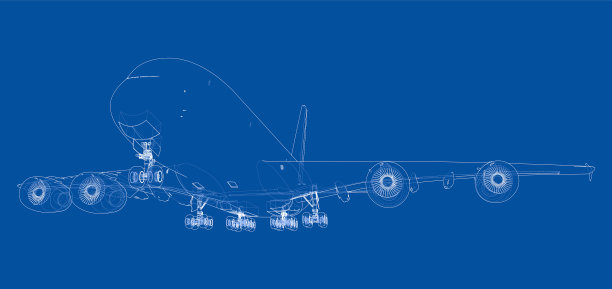 客机3d渲染图片下载