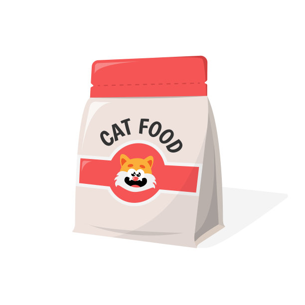 猫粮图标。图片下载
