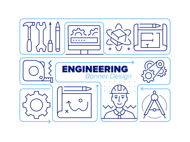 工程线图标集及相关工艺信息图设计图片下载