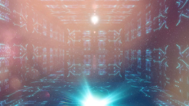 数字立方体，处理器，网络空间图片下载