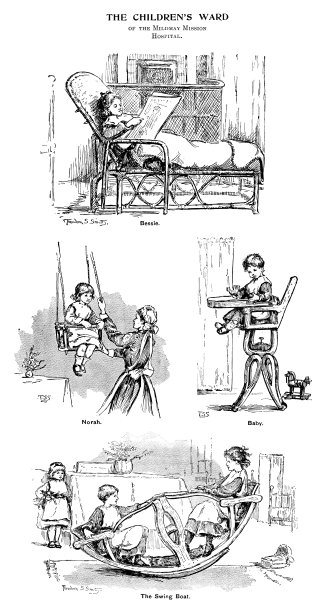 19世纪末米尔德梅教会医院新儿童病房的场景图片下载