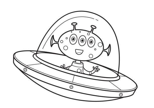 黑与白，飞碟图片下载