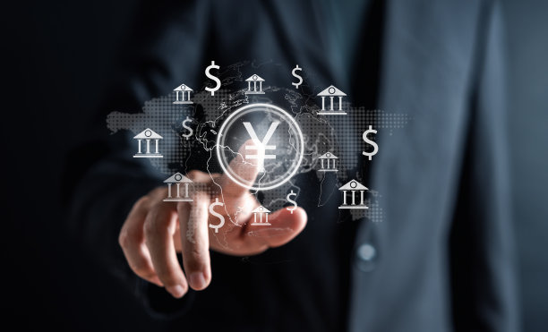 日元干预美元影响全球银行、金融、投资市场的全球交流。货币兑换和汇款的概念。图片下载