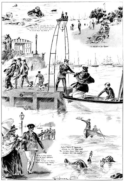 来自英国杂志的古董图片:考斯帆船赛图片下载