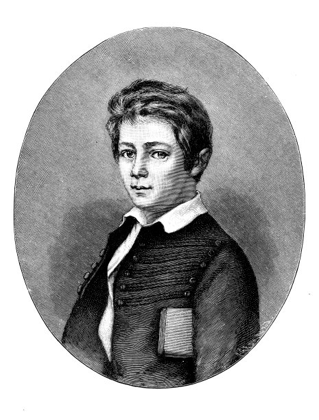 英国杂志上的古董图片:奥托·冯·俾斯麦王子，13岁图片下载