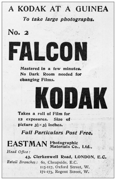 来自英国杂志的古董广告:摄影电影图片下载