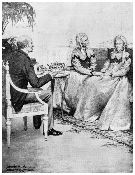 来自英国杂志的古董图片图片下载