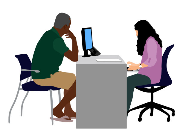 客户服务客户平面设计图片下载