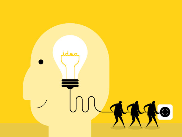 头脑风暴、启动发布、创意概念图片下载