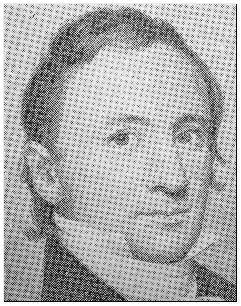 著名人物的古董肖像:塞缪尔·菲利普斯·纽曼图片下载