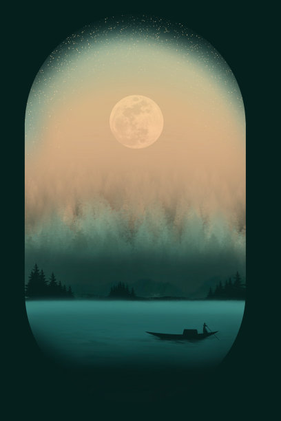 摘要森林插图图片下载