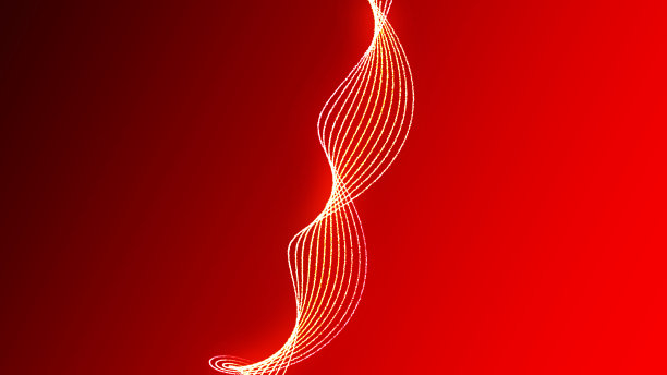 波浪线粒子技术背景图片下载