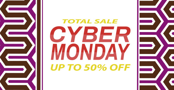 网络星期一是一个营销术语，指的是星期一的电子商务交易。它是由零售商创造的，以鼓励人们在网上购物。背景说明。图片下载